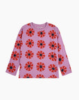 Bobo Choses - kids - kaleidoscope allover t-shirt - purple