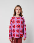 Bobo Choses - kids - kaleidoscope allover t-shirt - purple