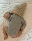 Atelier Pomme - pomme - pacifier cloth - bisous beige