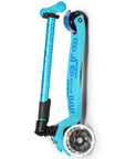 Micro Step - foldable Scooter Maxi Micro deluxe led- blue