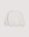 The New Society - smiley sweatshirt - Moonlight white