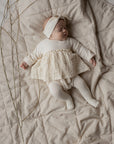 1+ in the family - ines - fleece headband - ecru