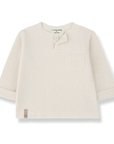 1+ in the family - mathias - fleece sweater - ecru