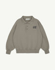 Main Story - polo sweatshirt - driftwood