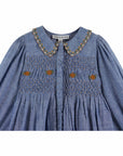 Emile et Ida - kids - smock dress - chambray