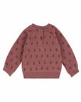 Emile et Ida - baby - sweatshirt - poppy violine