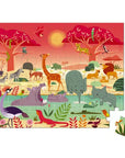 Janod - animal reserve puzzle - 54 pcs