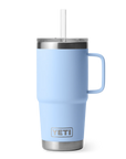 Yeti - rambler - insulated straw mug - 739ml - sky blue