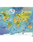 Janod - world puzzle - 100 pcs