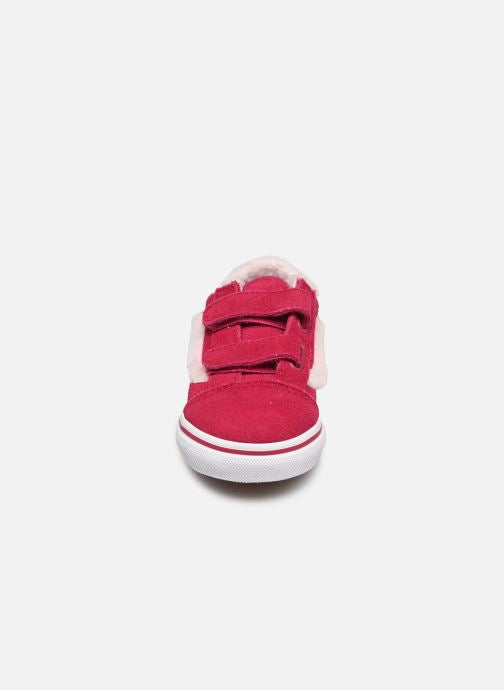 Vans - old skool V - toddler - sherpa pop cherrie jubil