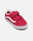 Vans - old skool V - toddler - sherpa pop cherrie jubil