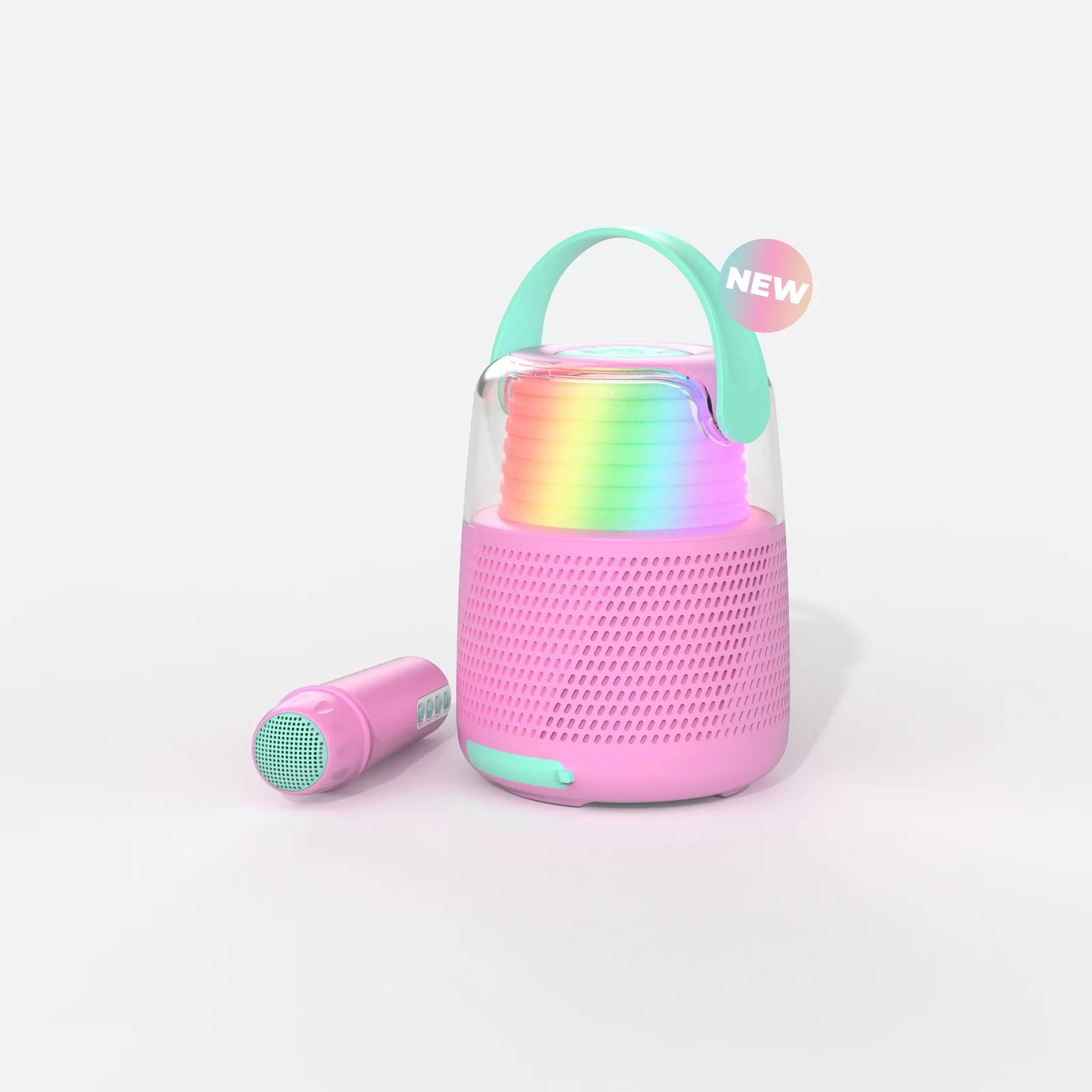 MoB - karaoke speaker &amp; microphone - pink