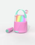 MoB - karaoke speaker & microphone - pink