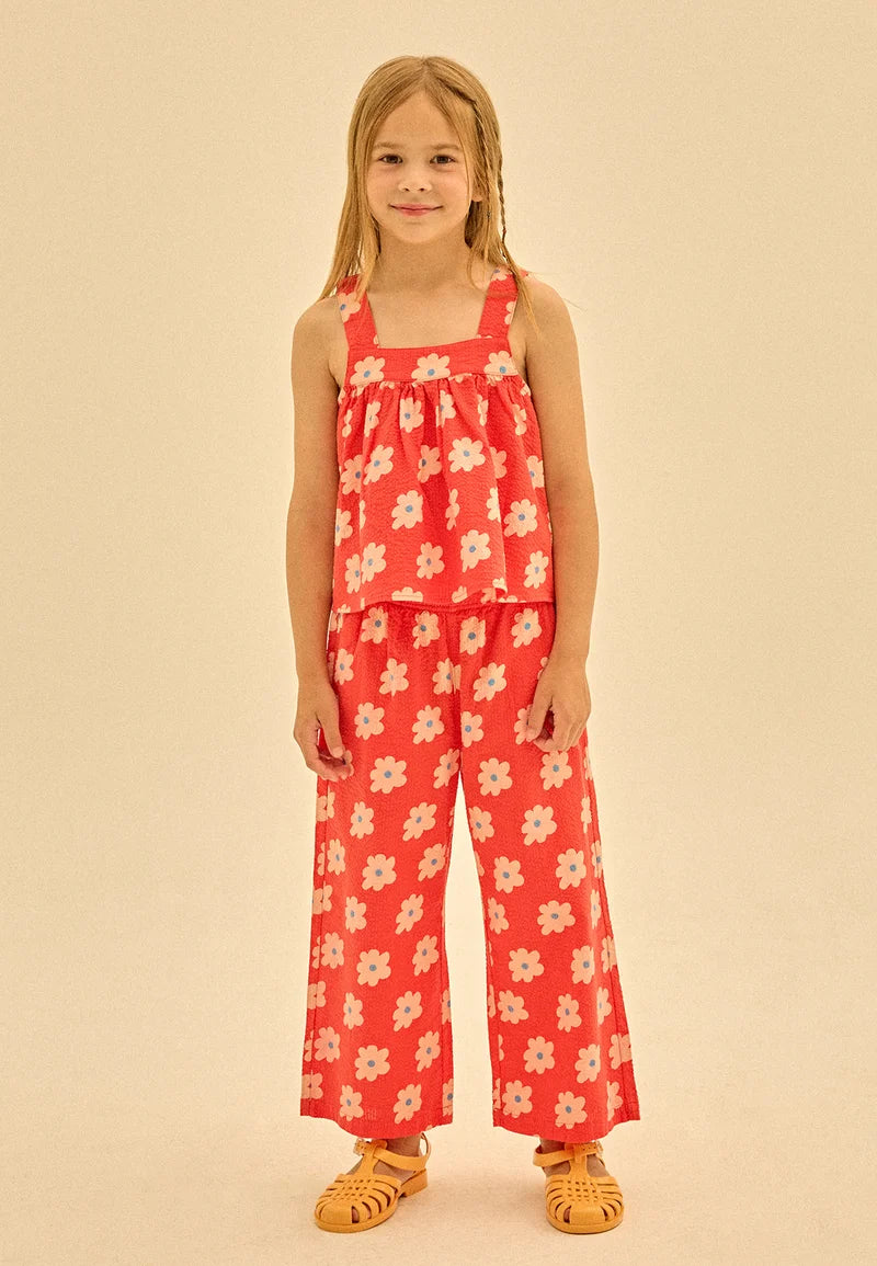 Jelly Mallow - floral wide pants