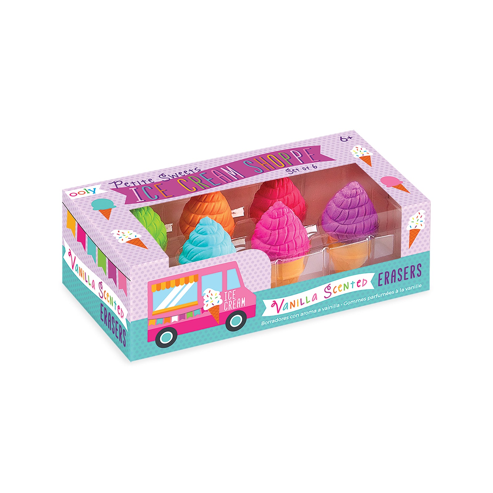 Ooly - petite sweets - ice cream scented erasers