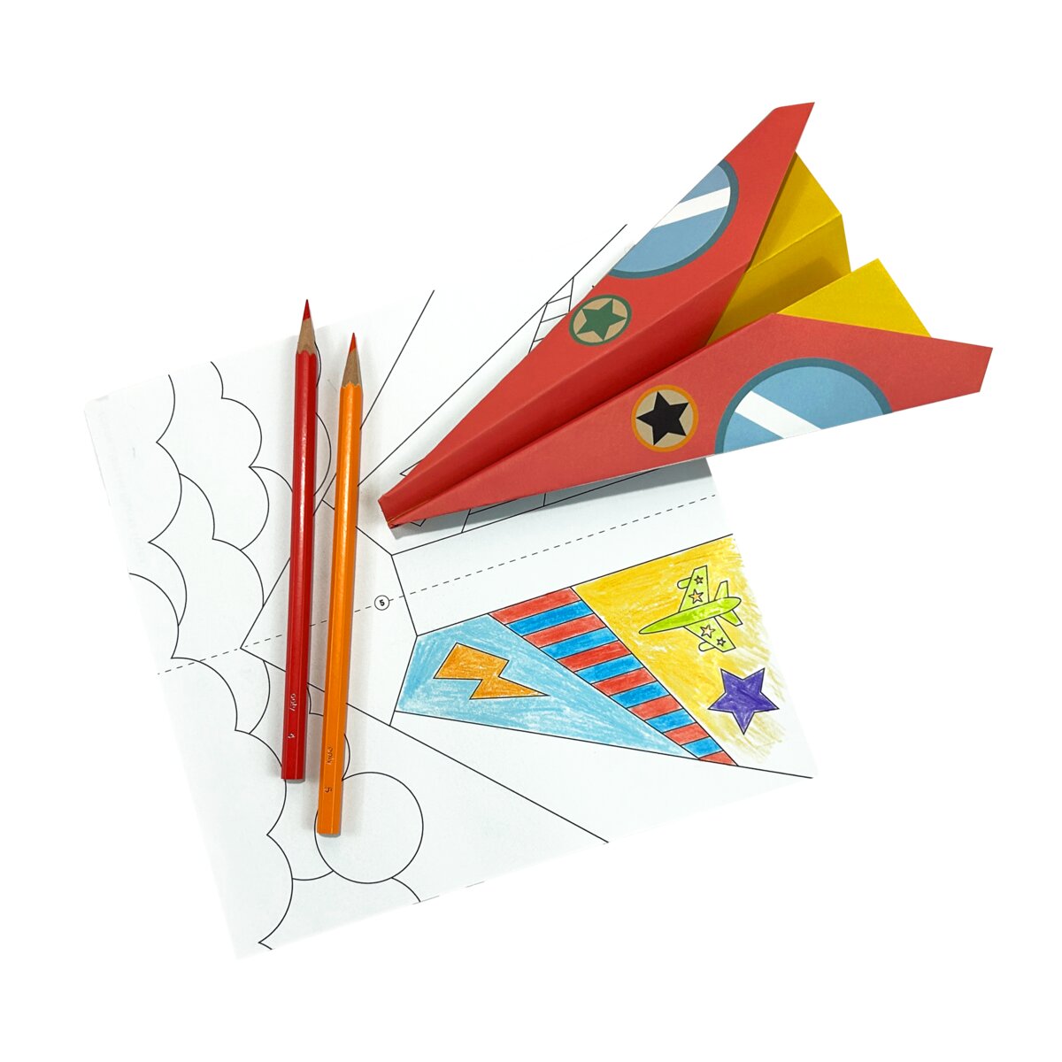 Ooly - diy - paper airplanes activity kit