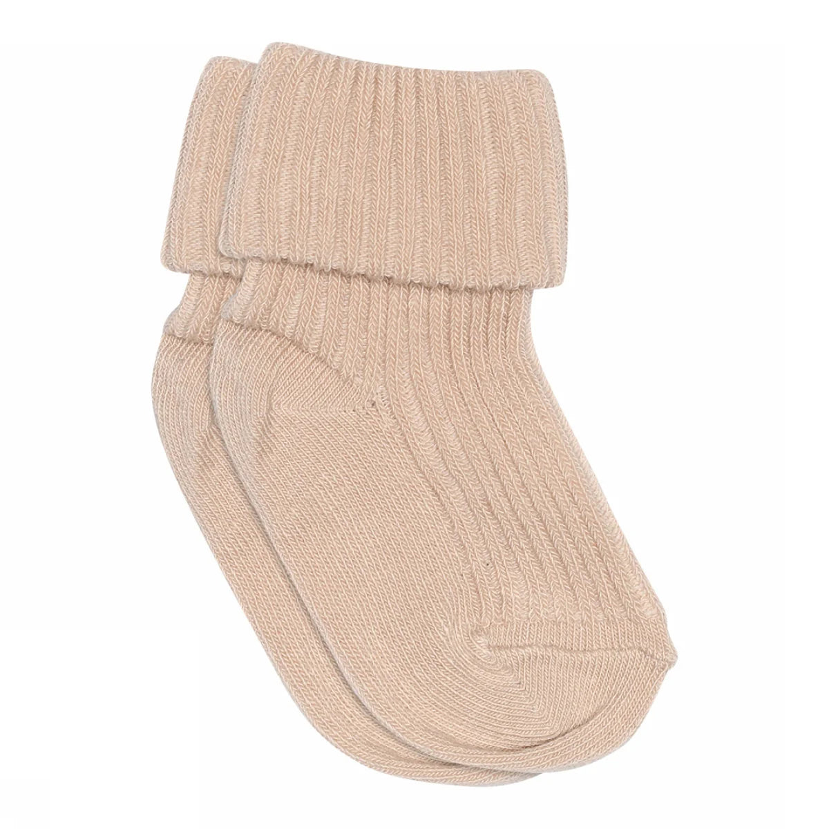 MP Denmark - cotton rib baby socks - 533 - rose dust