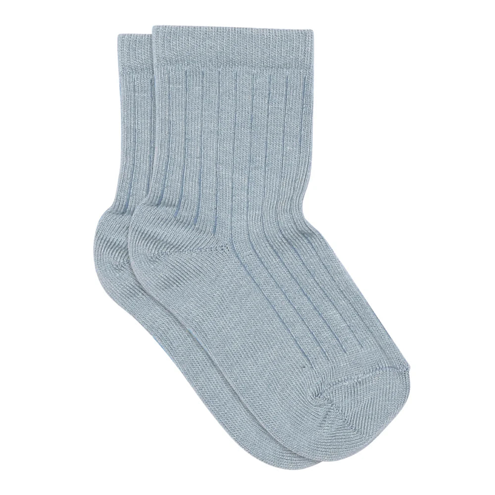 MP Denmark - cotton rib socks - 7080 - dusty blue