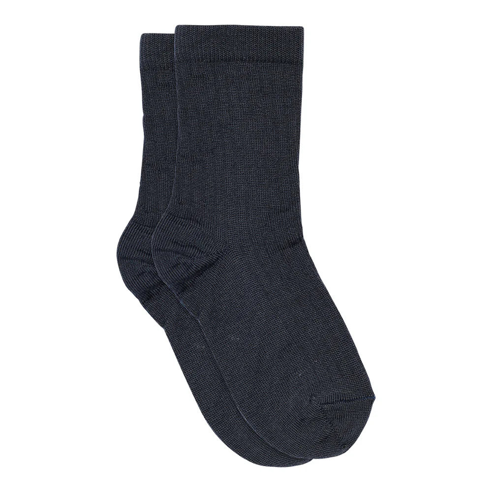 MP Denmark - cotton rib socks - 7080 - navy