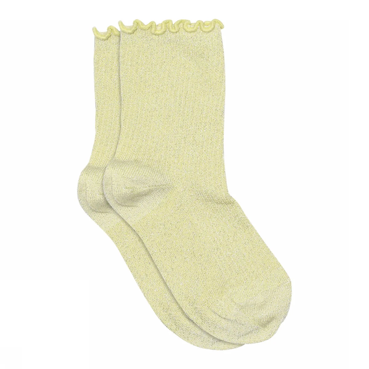 MP Denmark - doris glitter socks - 77236 - mellow green