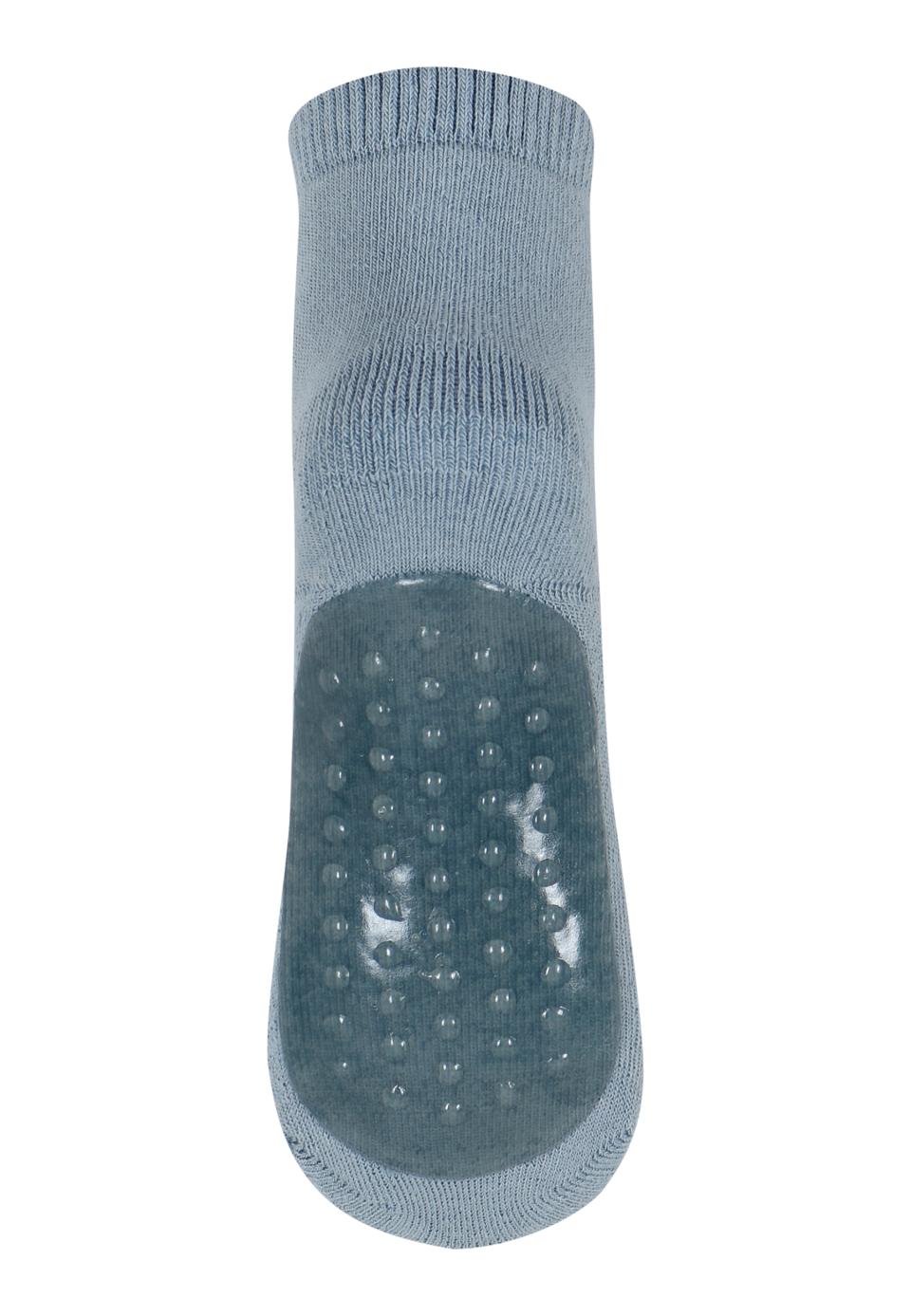 Mp Denmark - cotton antislip socks - 7953 1468 - dusty blue