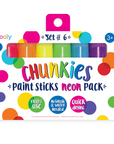 Ooly - chunkies 6 paint sticks - neon