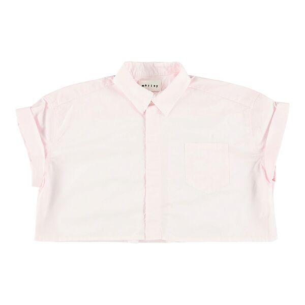 Morley - weekend - cropped oversized shirt - rose