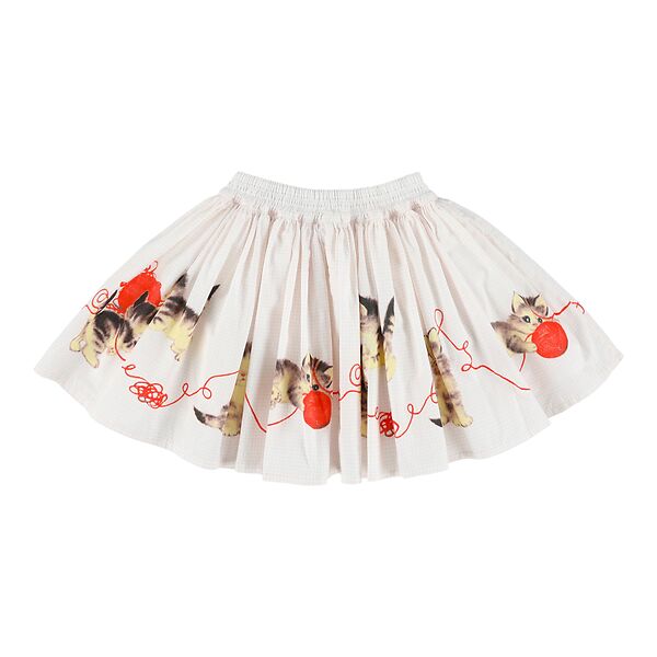 Morley - wizz - skirt with elastic waistband - kittens rose