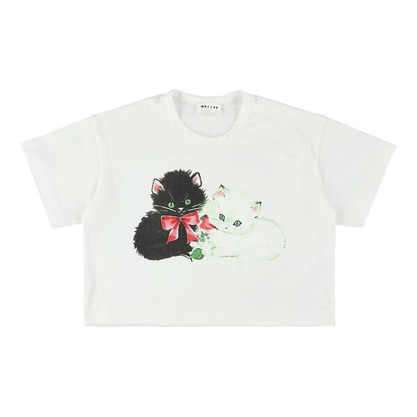 Morley - warsaw - catduo - oversized t-shirt - white