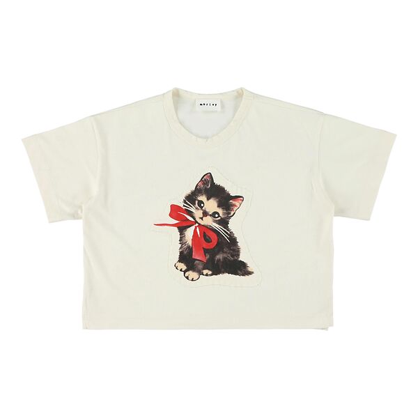 Morley - warsaw - catsolo - oversized t-shirt - eggshell