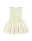 Morley - waverly - dress with ruffles - cream