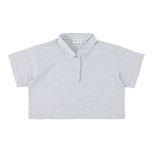 Morley - wish - fermio - girls crop polo - blue