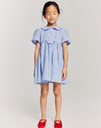 Morley - wuxy - dress with lace ribbon - sky