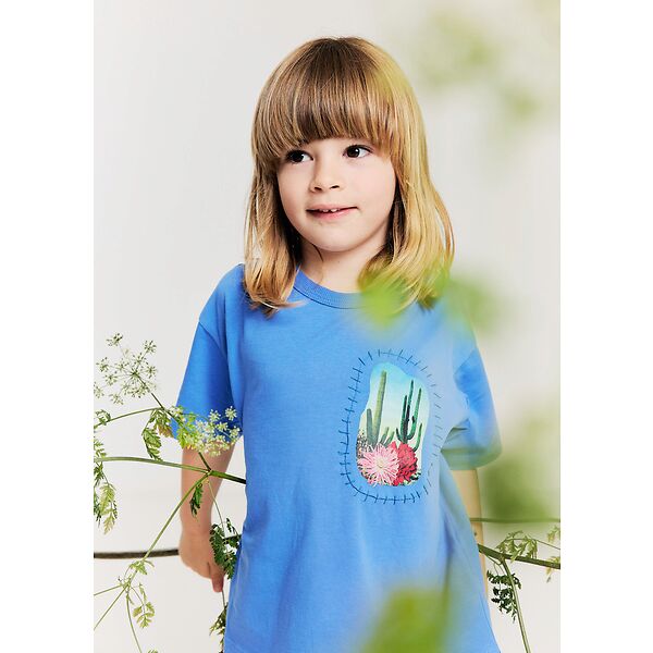 Morley - vem - cactus t-shirt - ultramarine