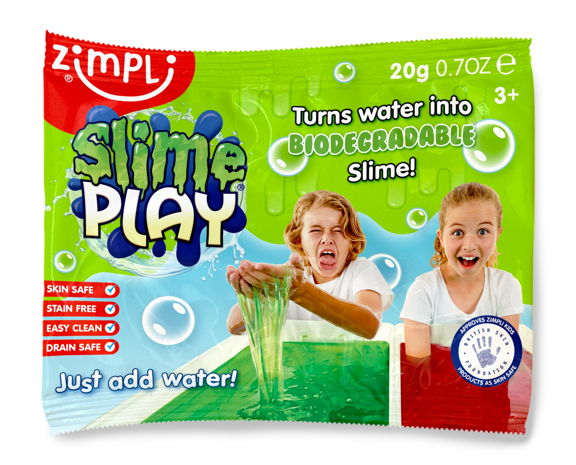 Zimpli - Slime Play Foil Bags - Kids Sensory Diy Slime Toy