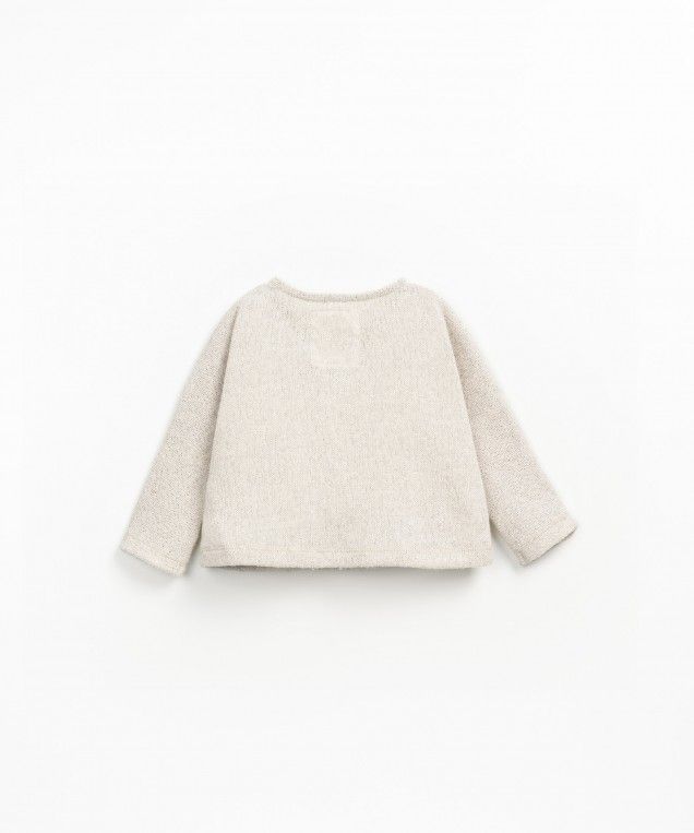 Play up - newborn - pocket jersey sweater - gres