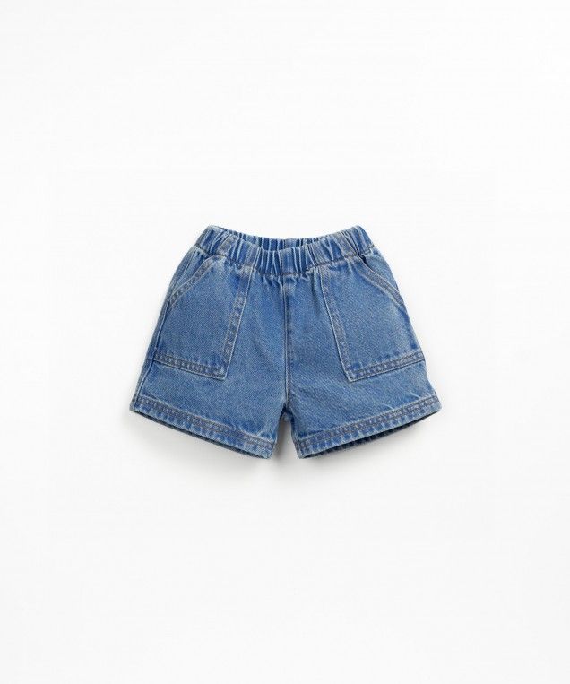 Play up - baby - denim shorts - blue