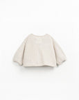 Play up - baby - girly jersey cardigan - gres