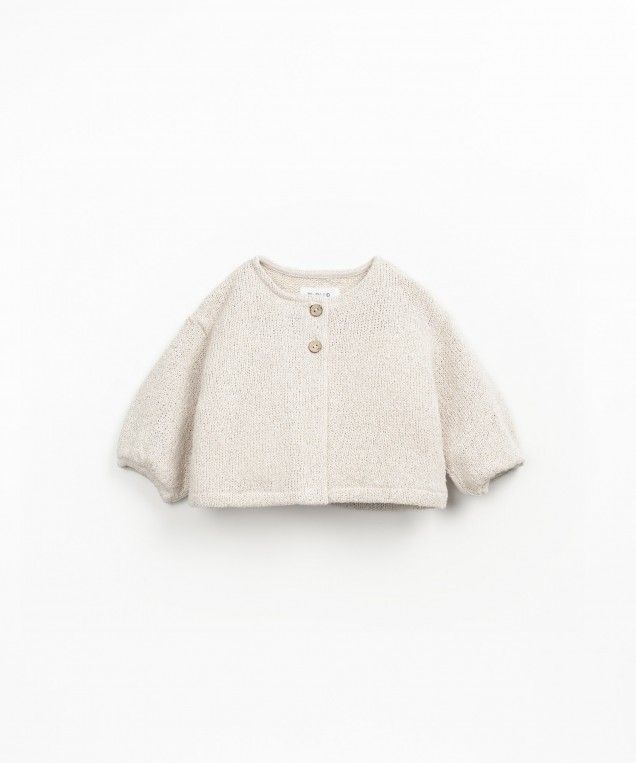 Play up - baby - girly jersey cardigan - gres