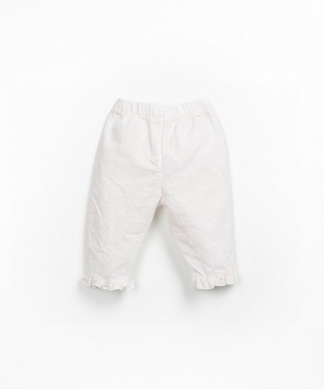 Play up - baby - girly woven trousers - gres