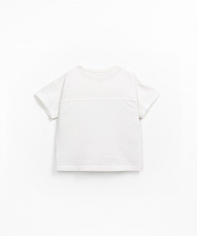 Play up - kids - jersey pocket t-shirt - shapes