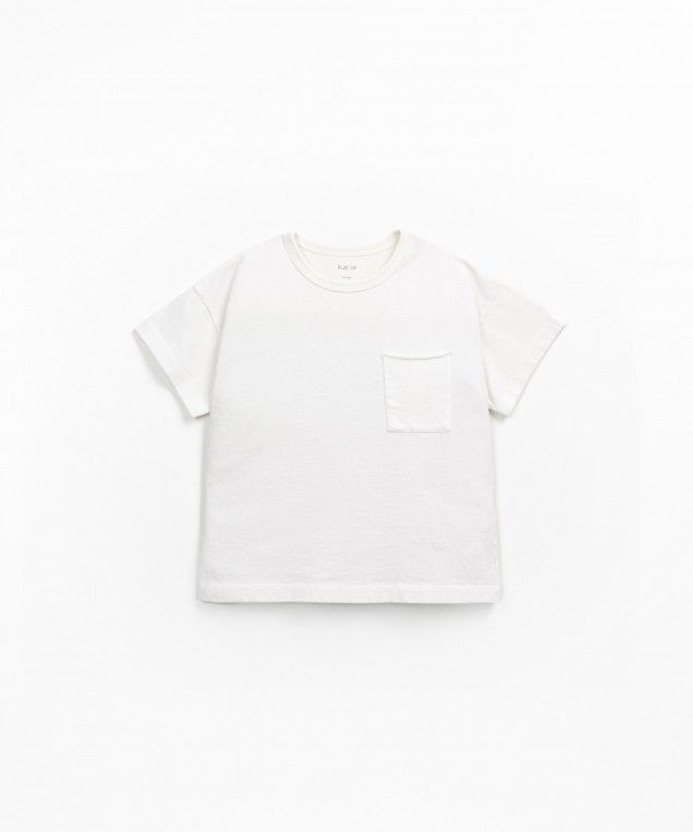 Play up - kids - jersey pocket t-shirt - shapes