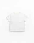 Play up - kids - jersey pocket t-shirt - shapes