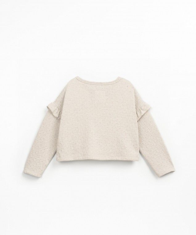 Play up - kids - set - embellished jersey sweater + short - gres