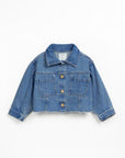 Play up - kids - denim jacket - blue