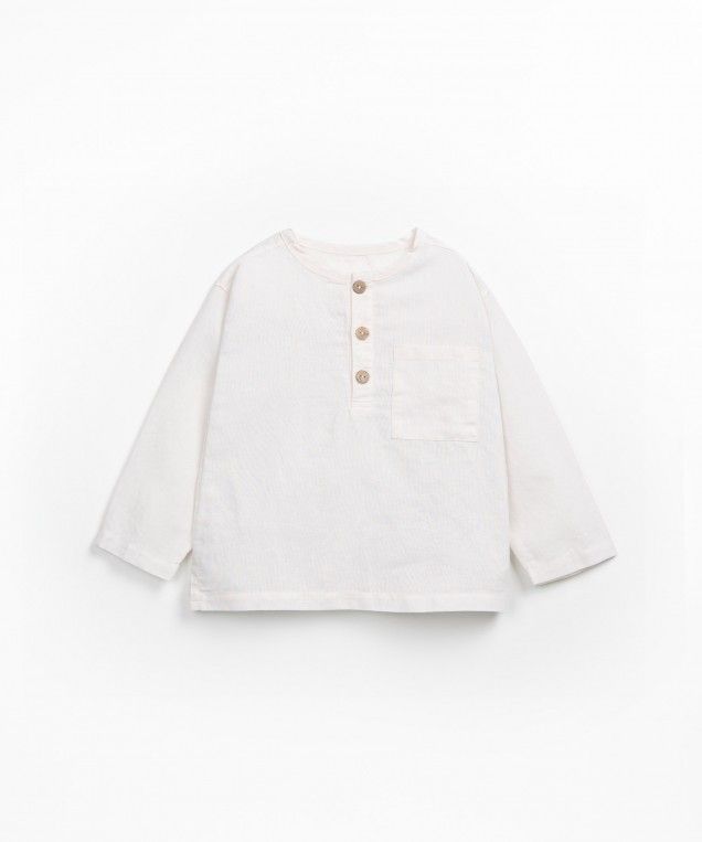 Play up - kids - woven shirt - gres