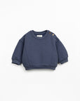 Play up - baby - fleece sweater - mirtilo