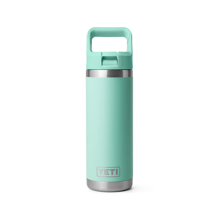 Yeti - rambler - insulated straw bottle - 532ml - seafoam