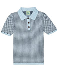 Fub - kids - polo shirt - light blue/dark navy