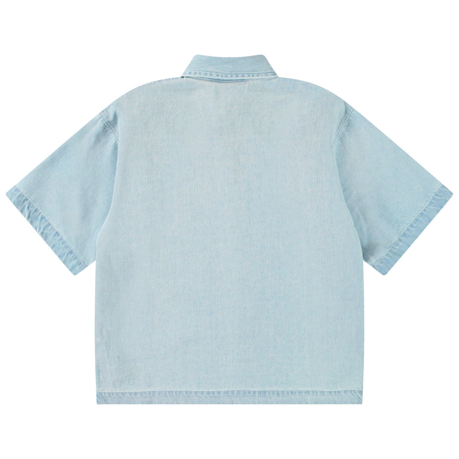 Molo - richie - shortsleeve shirt - misty denim